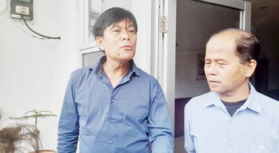 Anggota DPRD Fraksi PAN Faisal Anwar (kiri) dengan Kuasa Hukumnya Dedi Fatius (kanan).