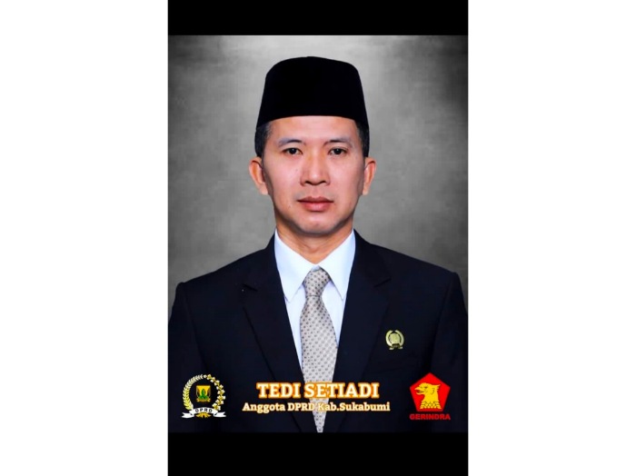Anggota DPRD Kabupaten Sukabumi Fraksi Gerindra, Tedi Setiadi.
